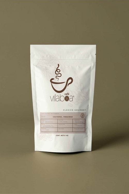 Café Vilaboa Clásico 1kg grano entero - Tueste ideal para espresso o prensa francesa